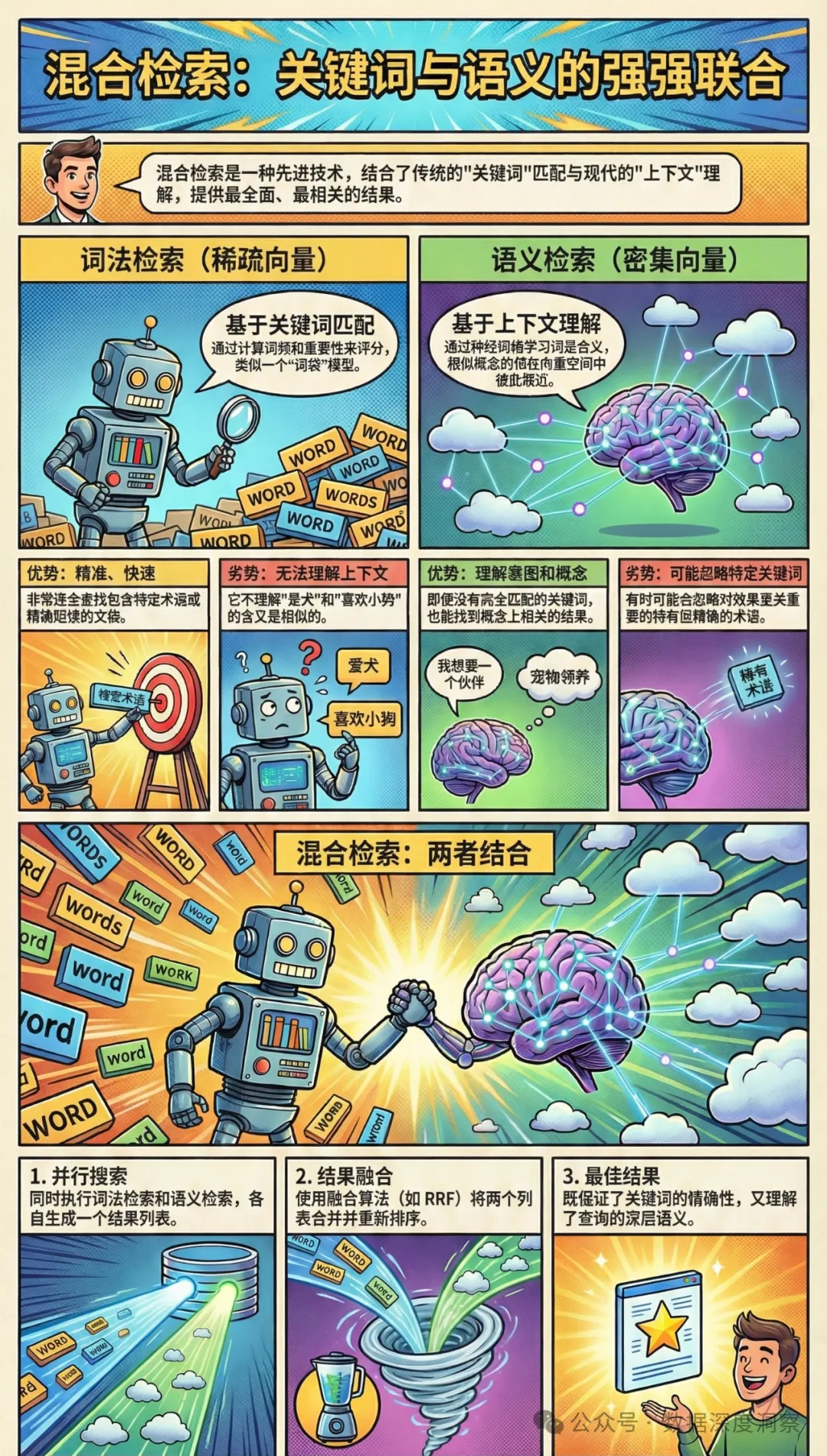 混合检索机制示意图